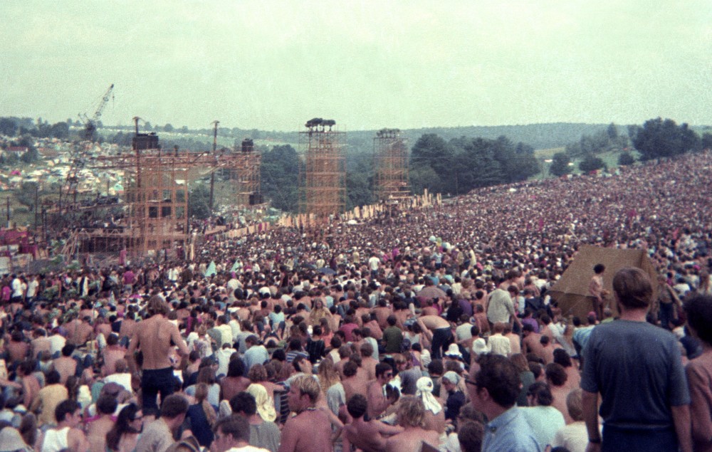 Woodstock, 1969. Credit: Getty