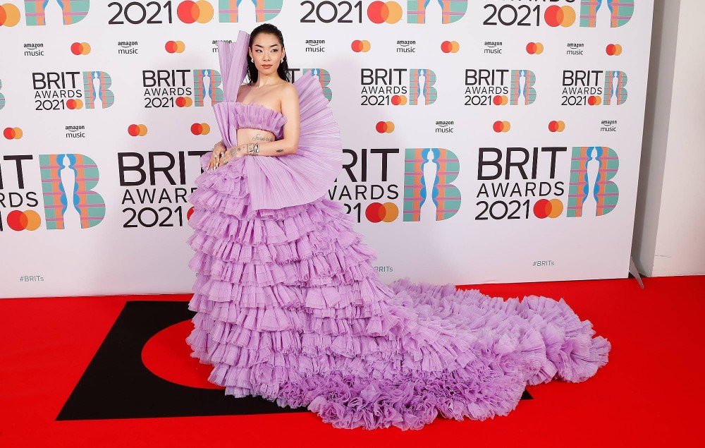 Rina Sawayama arrives at The BRIT Awards 2021 at The O2 Arena on May 11, 2021 in London, England. (Photo by David M. Benett/Dave Benett/Getty Images)