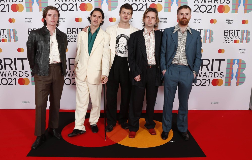 Fontaines DC arrives at The BRIT Awards 2021 at The O2 Arena on May 11, 2021 in London, England. (Photo by JMEnternational/JMEnternational for BRIT Awards/Getty Images)