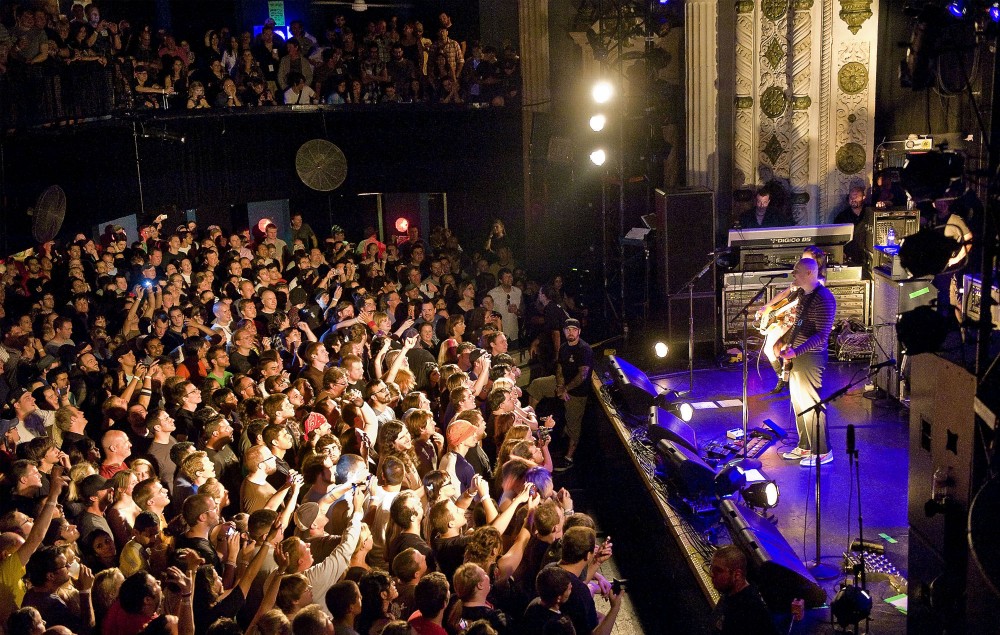 Smashing Pumpkins performing at The Metro, Chicago (Photo by Lyle A. Waisman/Getty Images)
