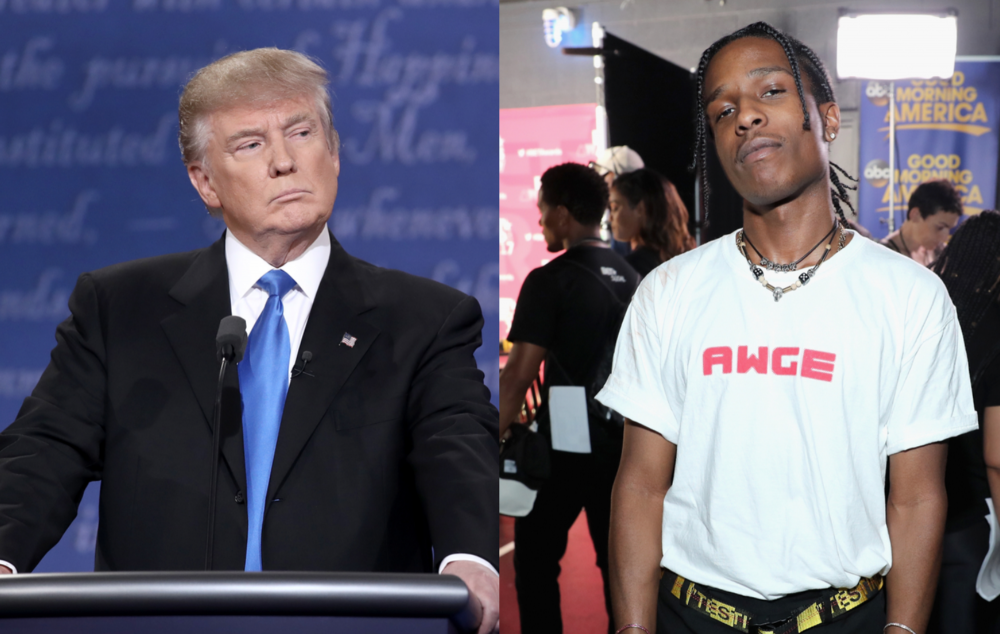 Donald Trump and A$AP Rocky