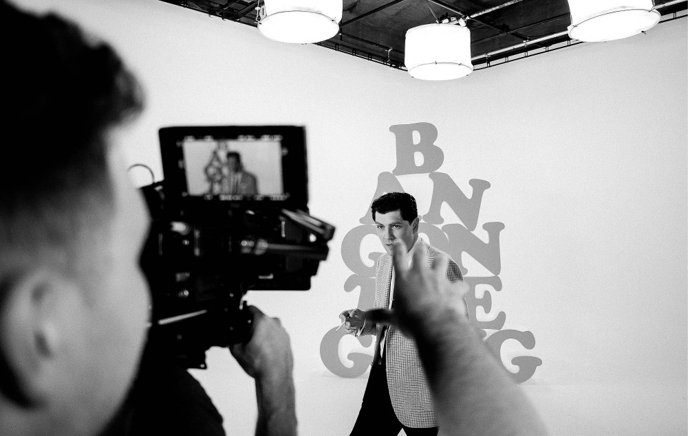 Twin Atlantic's 'Bang On The Gong' video – behdind the scenes. Credit: Craig Neale