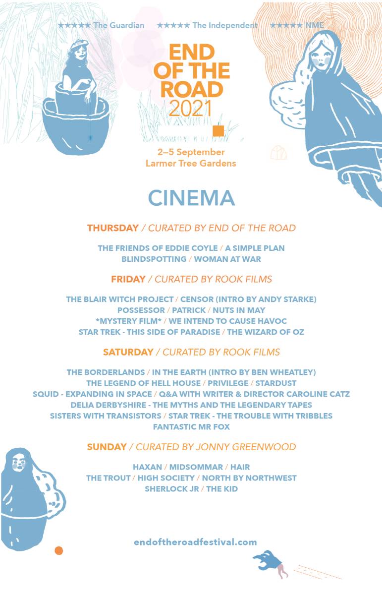 End Of The Road Festival 2021, cinema programme