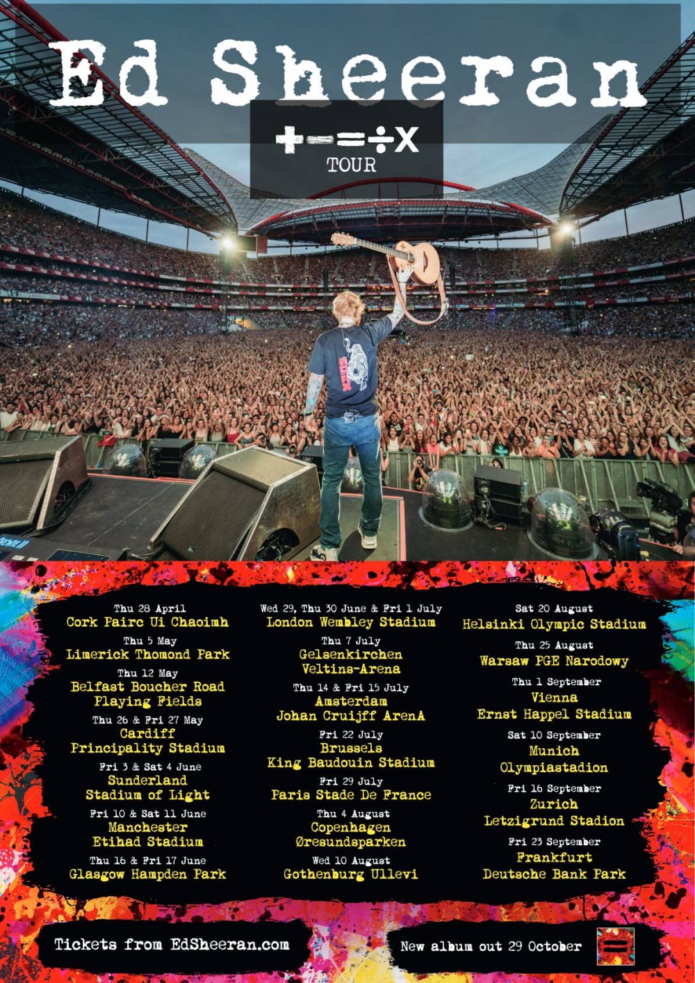 Ed Sheeran's ‘+ - = ÷ x Tour’