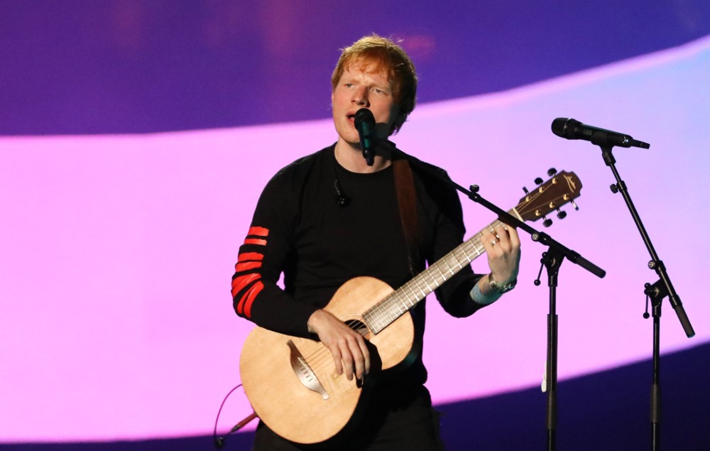 Ed Sheeran live onstage