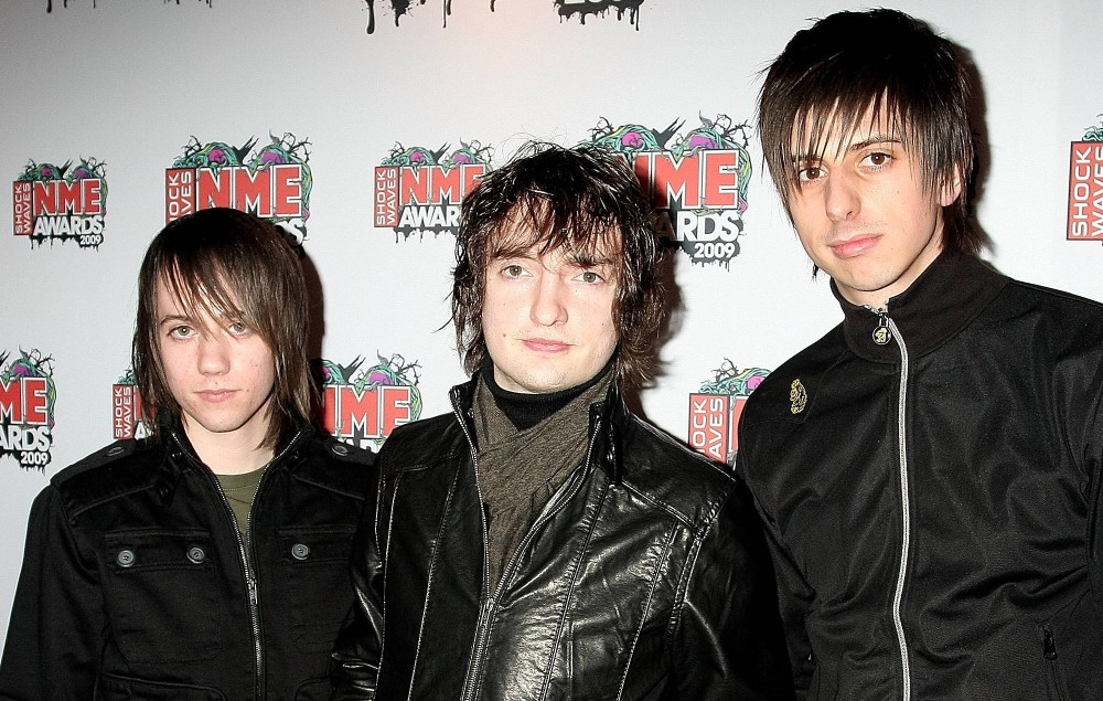 Tom Clarke, Liam Watts and Andy Hopkins of The Enemy attend the Shockwaves NME Awards 2009 held at Brixton Academy on February 25, 2009 in London, England. (Photo by Dave Hogan/Getty Images)