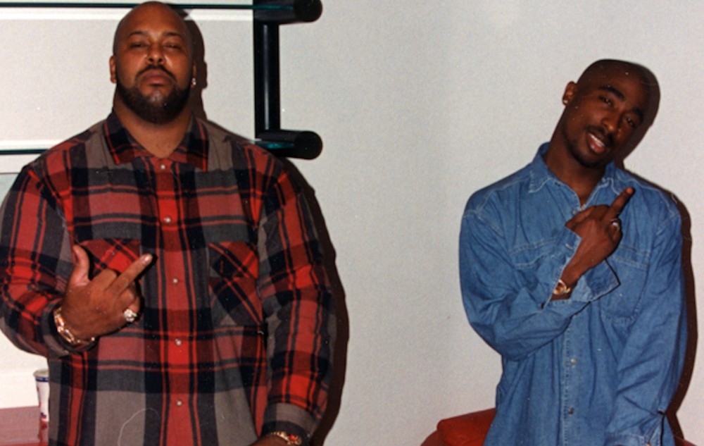 Suge Knight and 2Pac