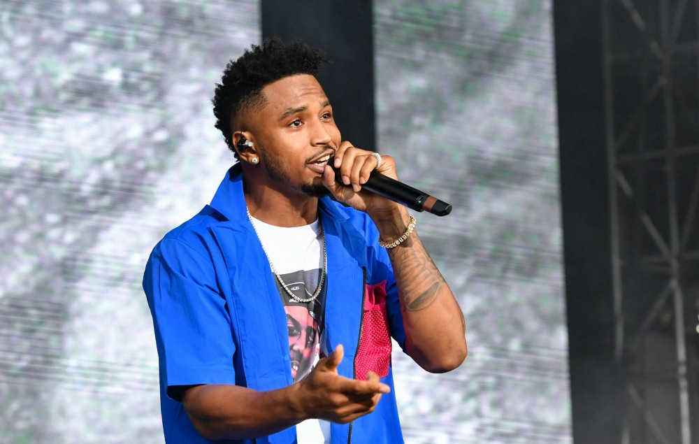 Trey Songz performs during Lil Weezyana 2019