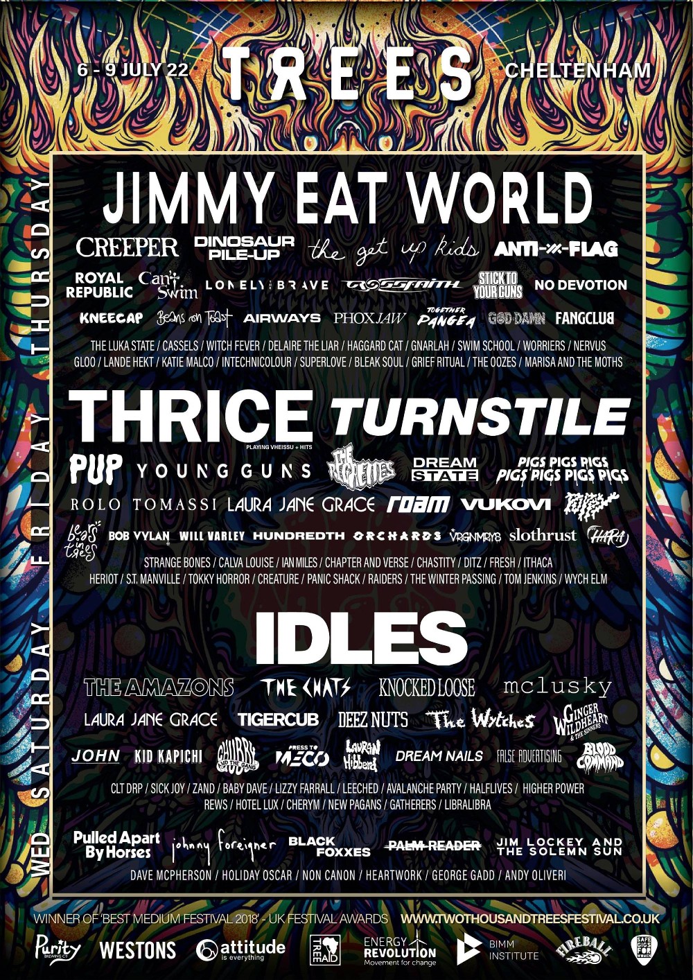 The latest line-up for 2000 Trees Festival.