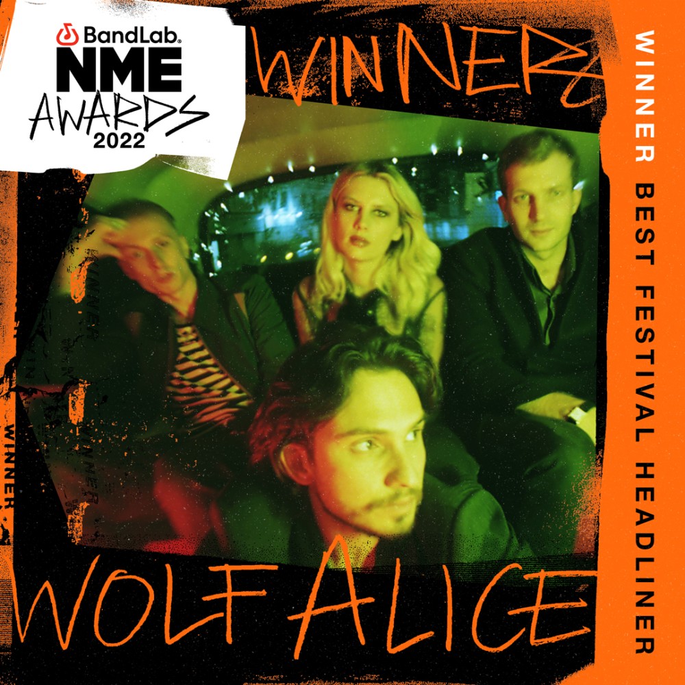 BandLab NME Awards 2022 Best Festival Headliner Wolf Alice