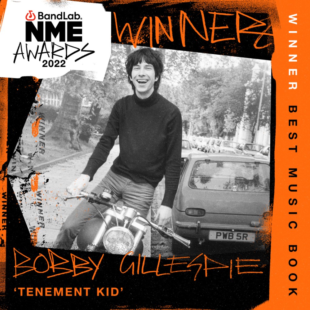 BandLab NME Awards 2022 Best Music Book Bobby Gillespie