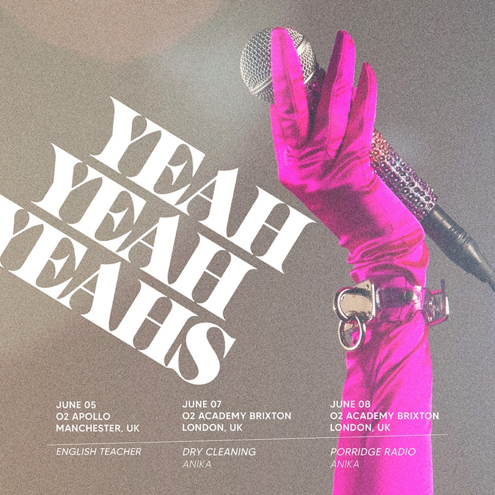 Yeah Yeah Yeahs 2022 UK tour