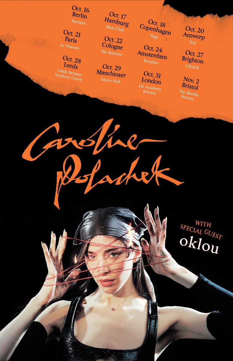 Caroline Polachek tour poster UK and Europe 2022