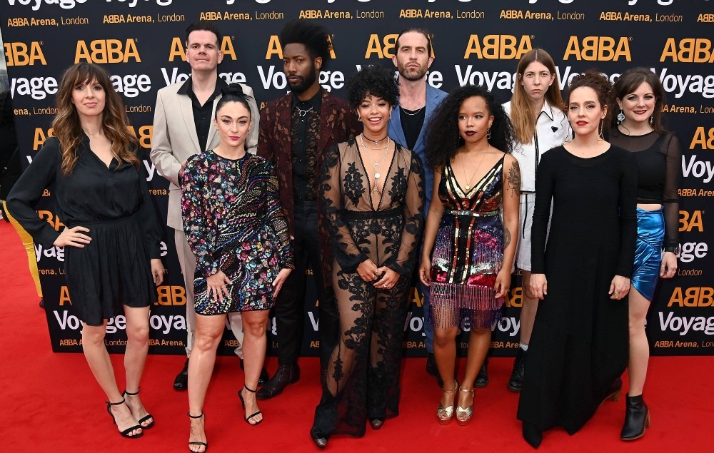 ABBA the House Band attend the first performance of ABBA "Voyage" at ABBA Arena on May 26, 2022 in London, England. (Photo by Dave J Hogan/Getty Images)