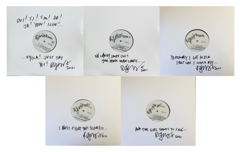 The Cure's signed albums