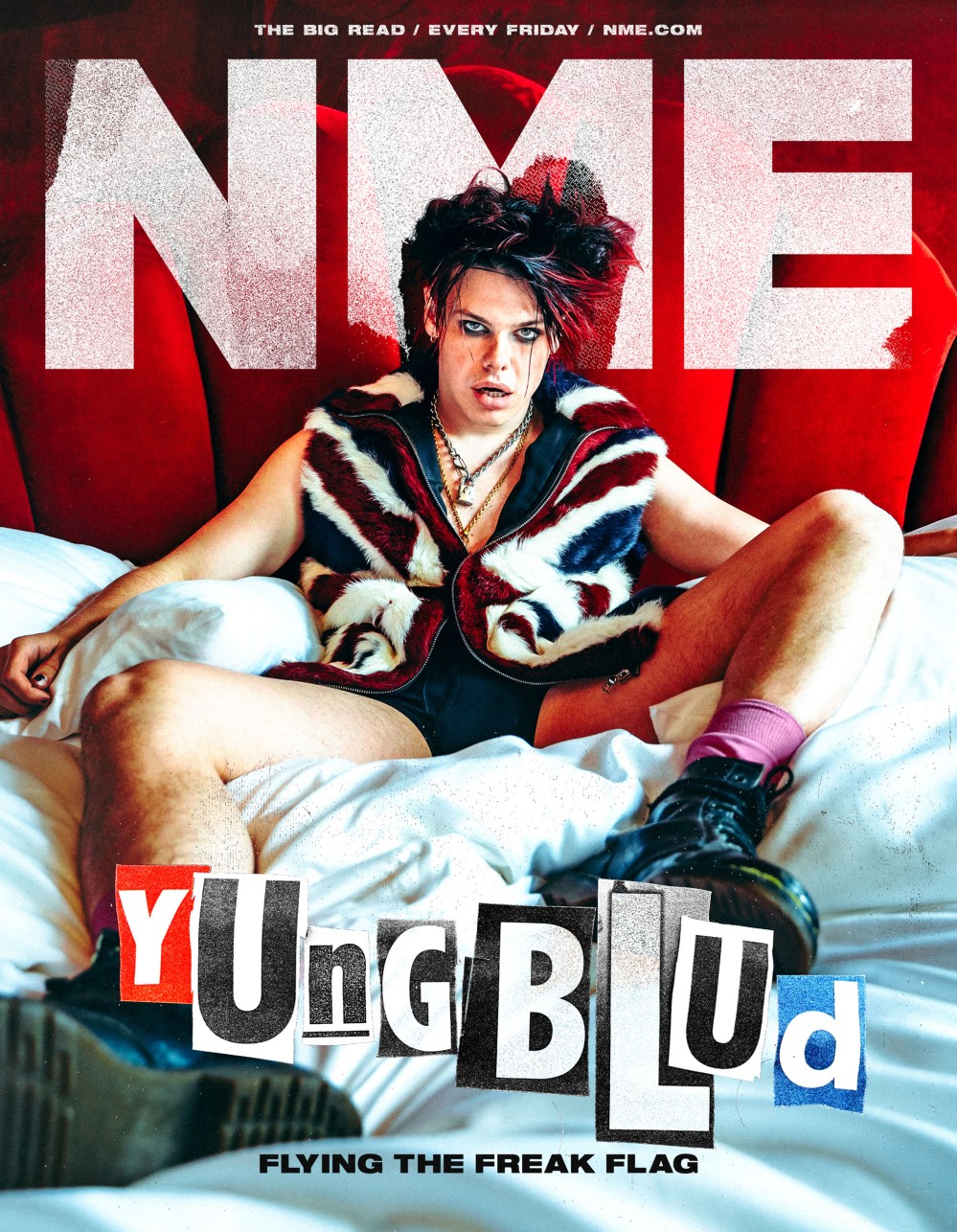 Yungblud on the cover of NME