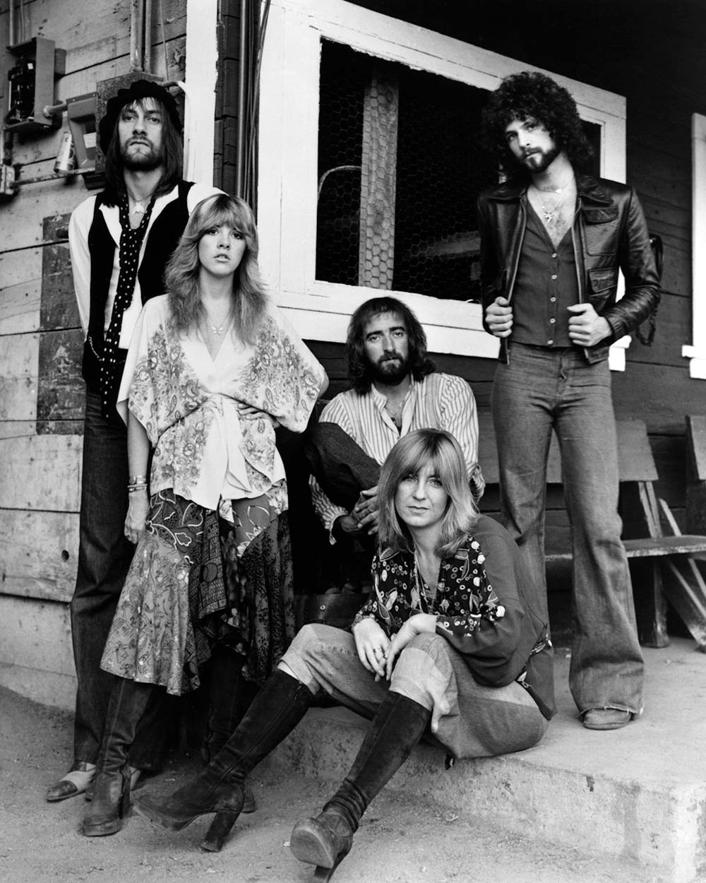 Christine McVie and John McVie and Mick Fleetwood and Stevie Nicks