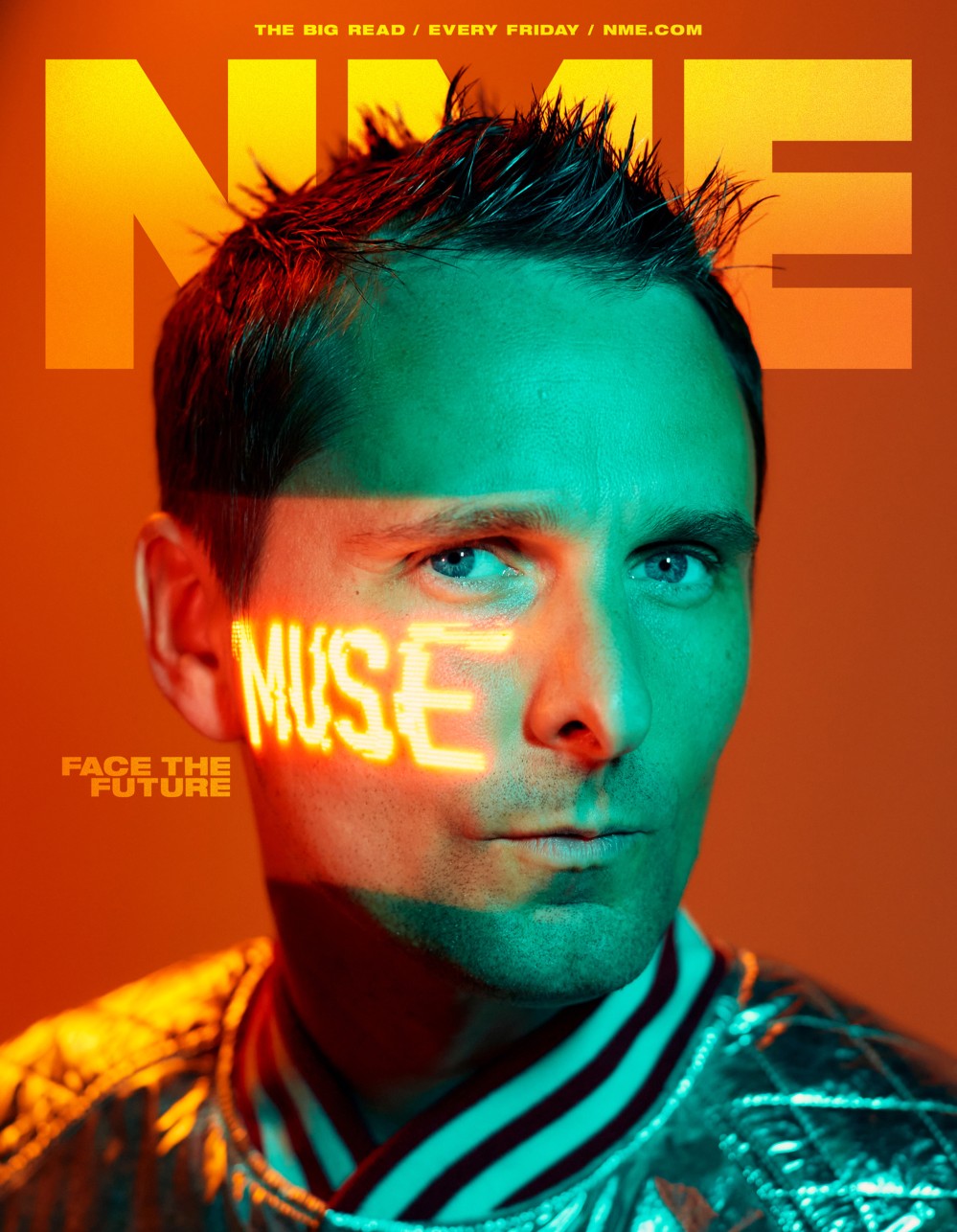 Matt Bellamy of Muse on the cover of NME