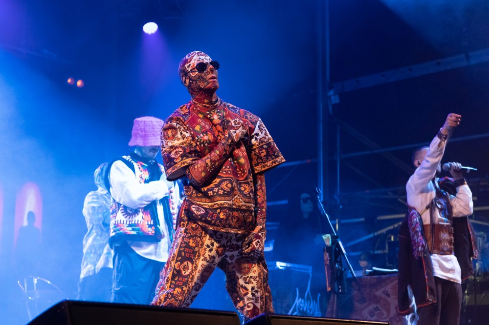 Kalush Orchestra performing at Glastonbury 2022