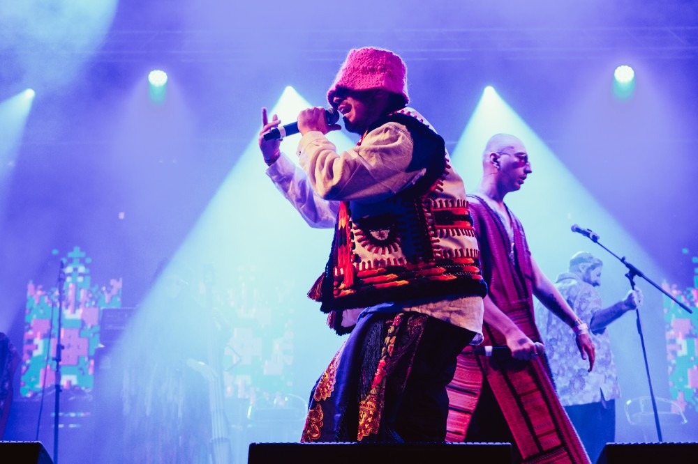 Kalush Orchestra performing at Glastonbury 2022