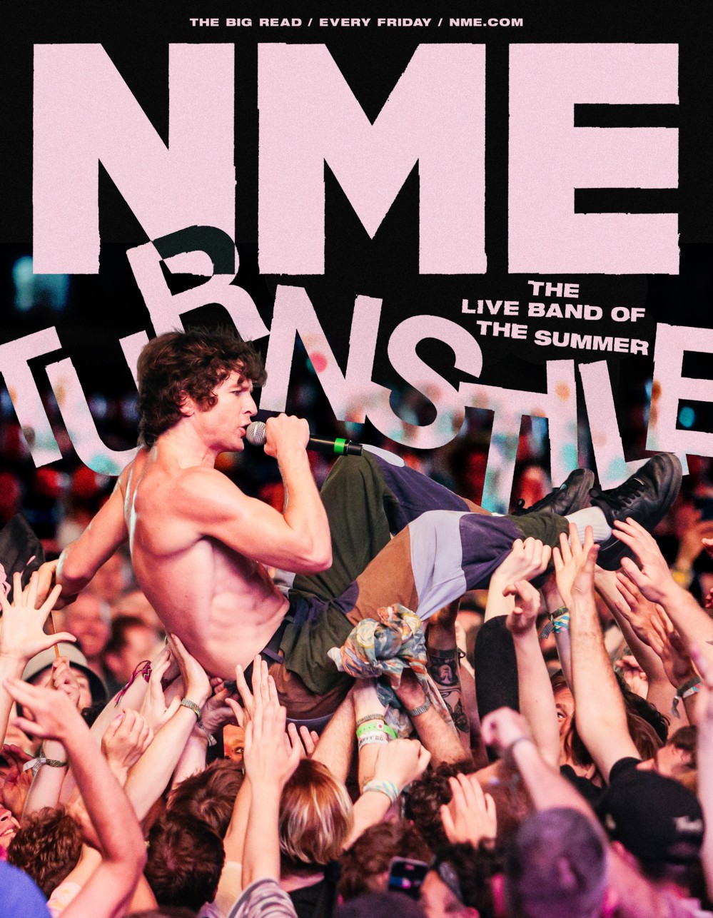 Turnstile on the cover of NME