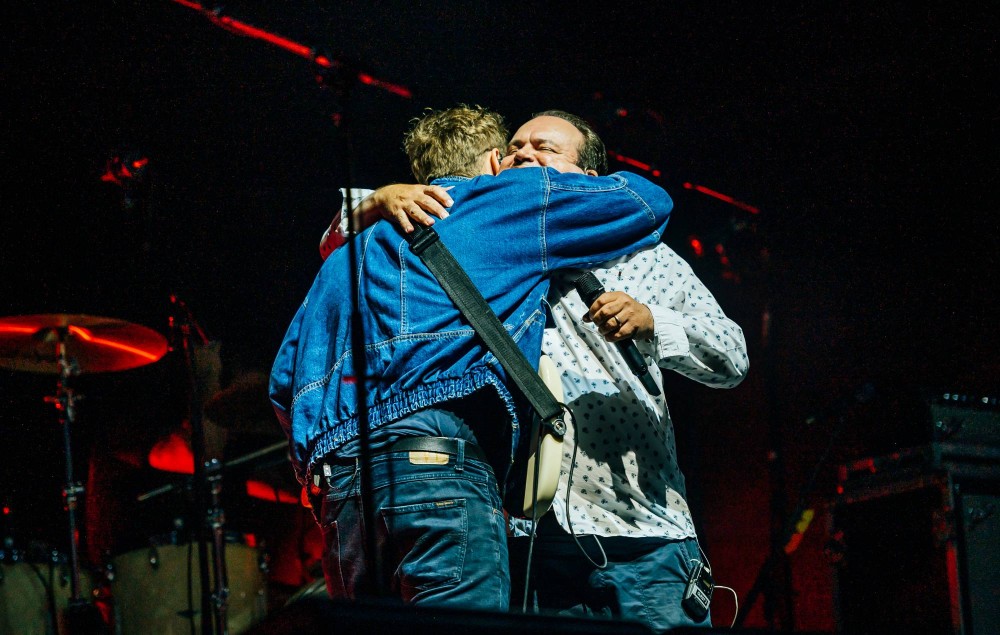 Sam Fender and Shaun Williamson