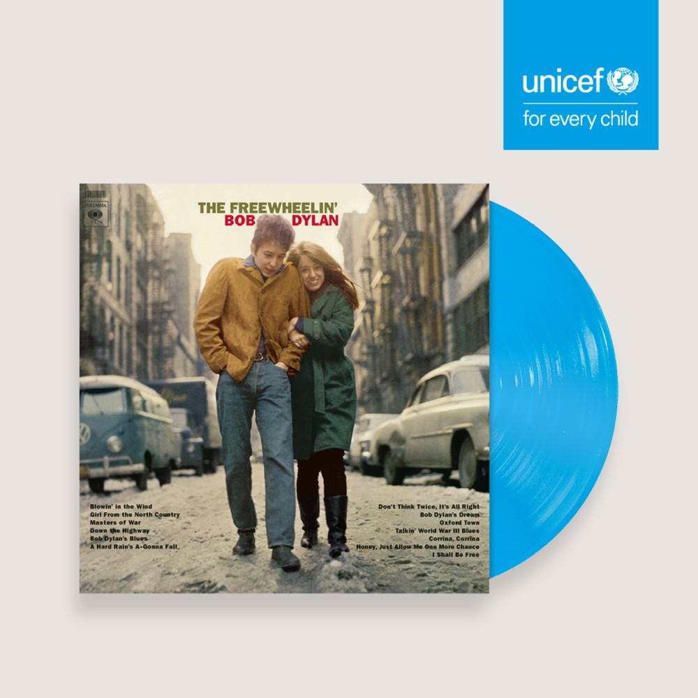 'Blue Vinyl' version of Bob Dylan's 1963 album 'The Freewheelin’ Bob Dylan'