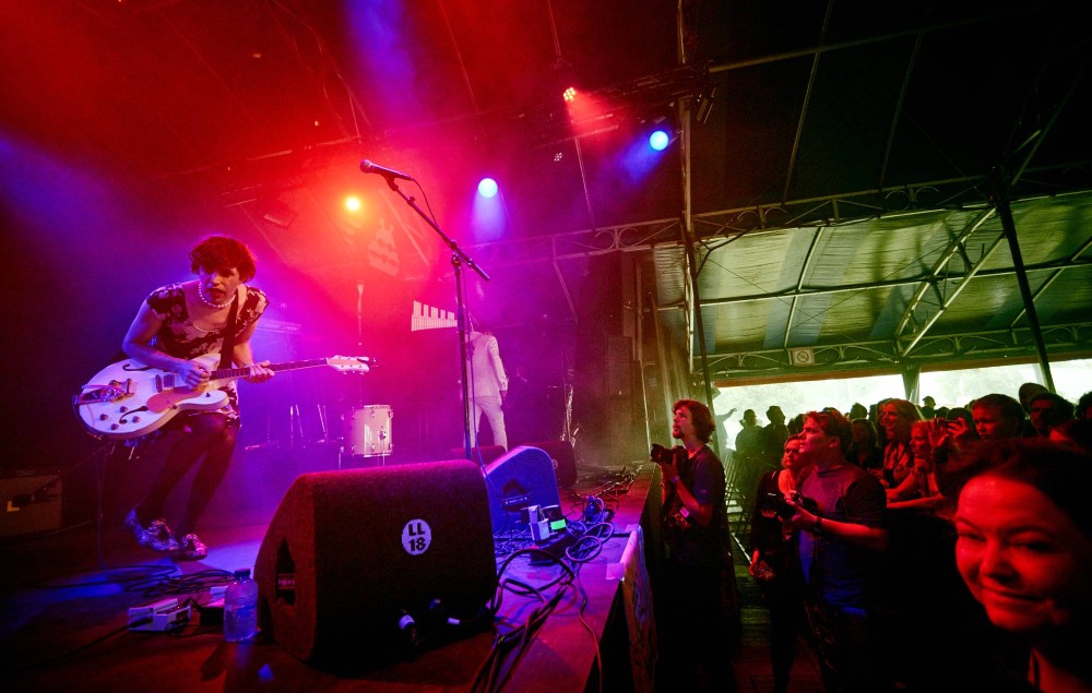 Ezra Furman performs live at Lowlands festival 2018 on August 19, 2018 in Biddinghuizen, Netherlands. (Photo by Gordon Stabbins/WireImage)