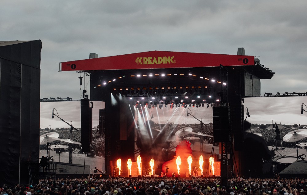 The stage for Yungblud at Reading 2021. Credit: Andy Ford for NME