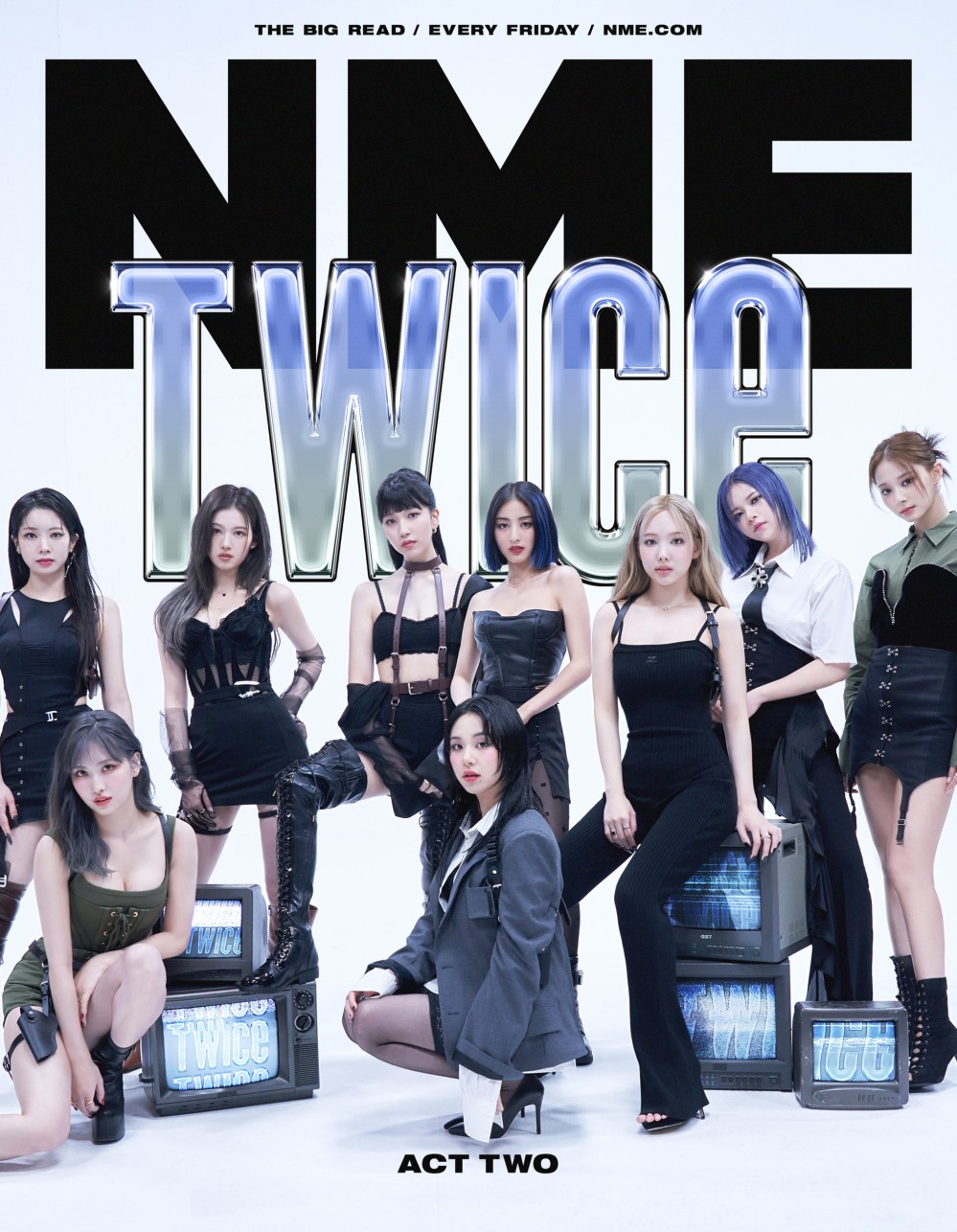 TWICE on the cover of NME