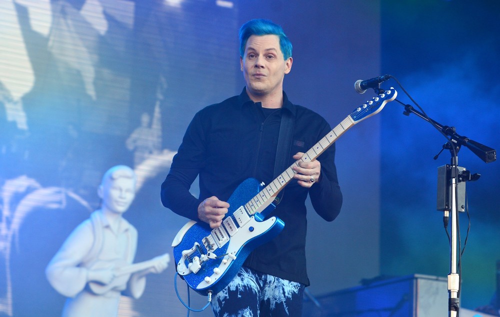 Jack White performing live on The Park Stage at Glastonbury 2022
