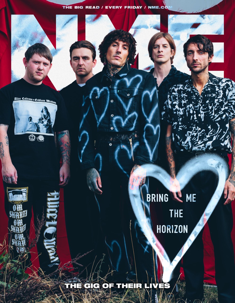 Bring Me The Horizon on the cover of NME