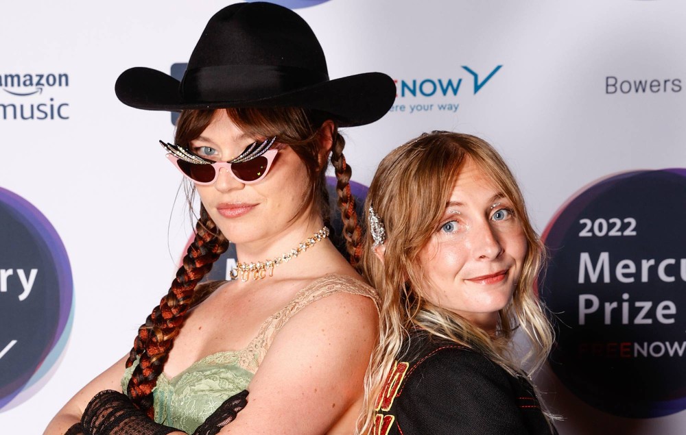 Rhian Teasdale and Hester Chambers of Wet Leg attend the Mercury Prize: Albums of the Year 2022 at St Paul's Church on October 18, 2022 in London, England. (Photo by JMEnternational/Getty Images)