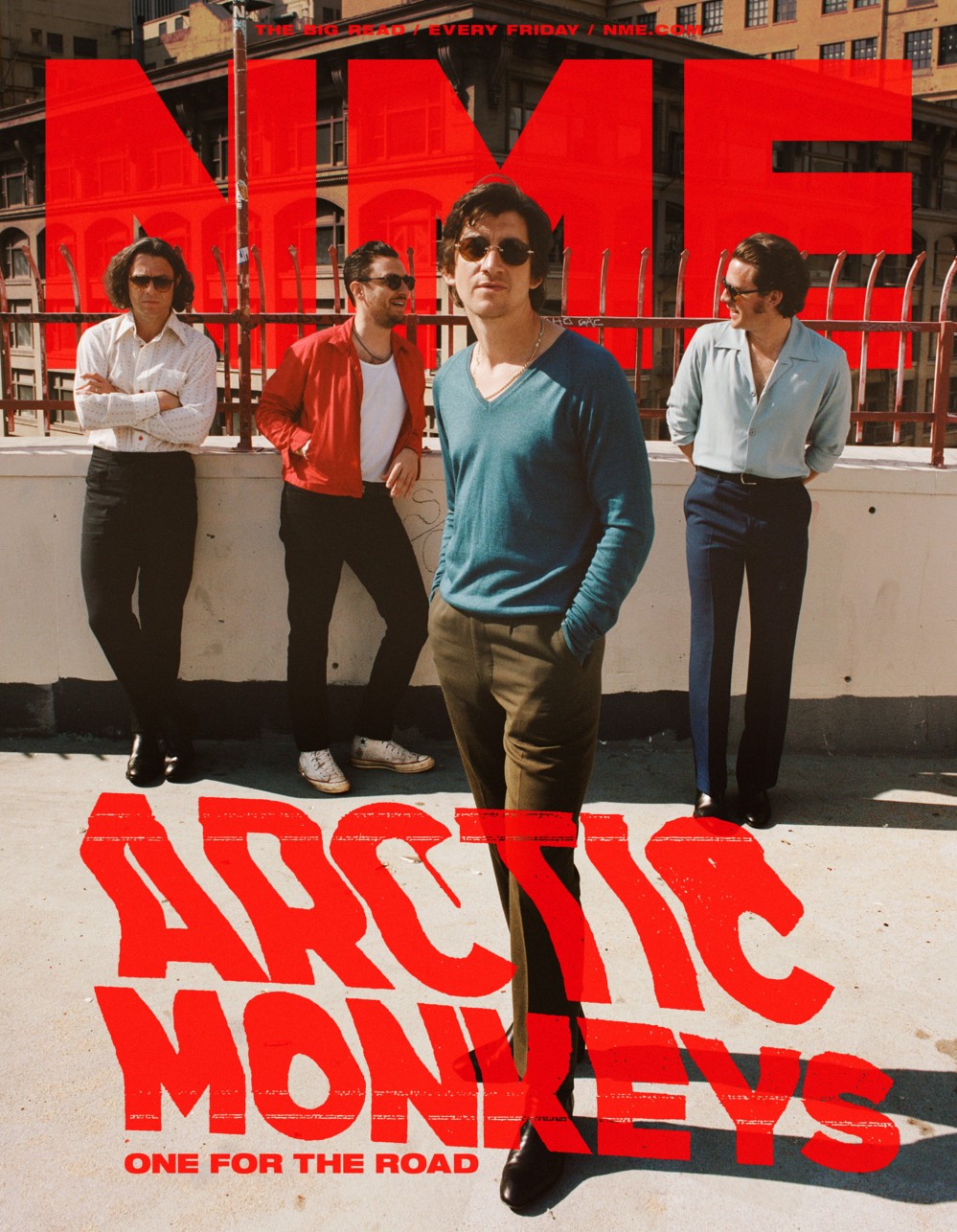 Arctic Monkeys on the cover of NME