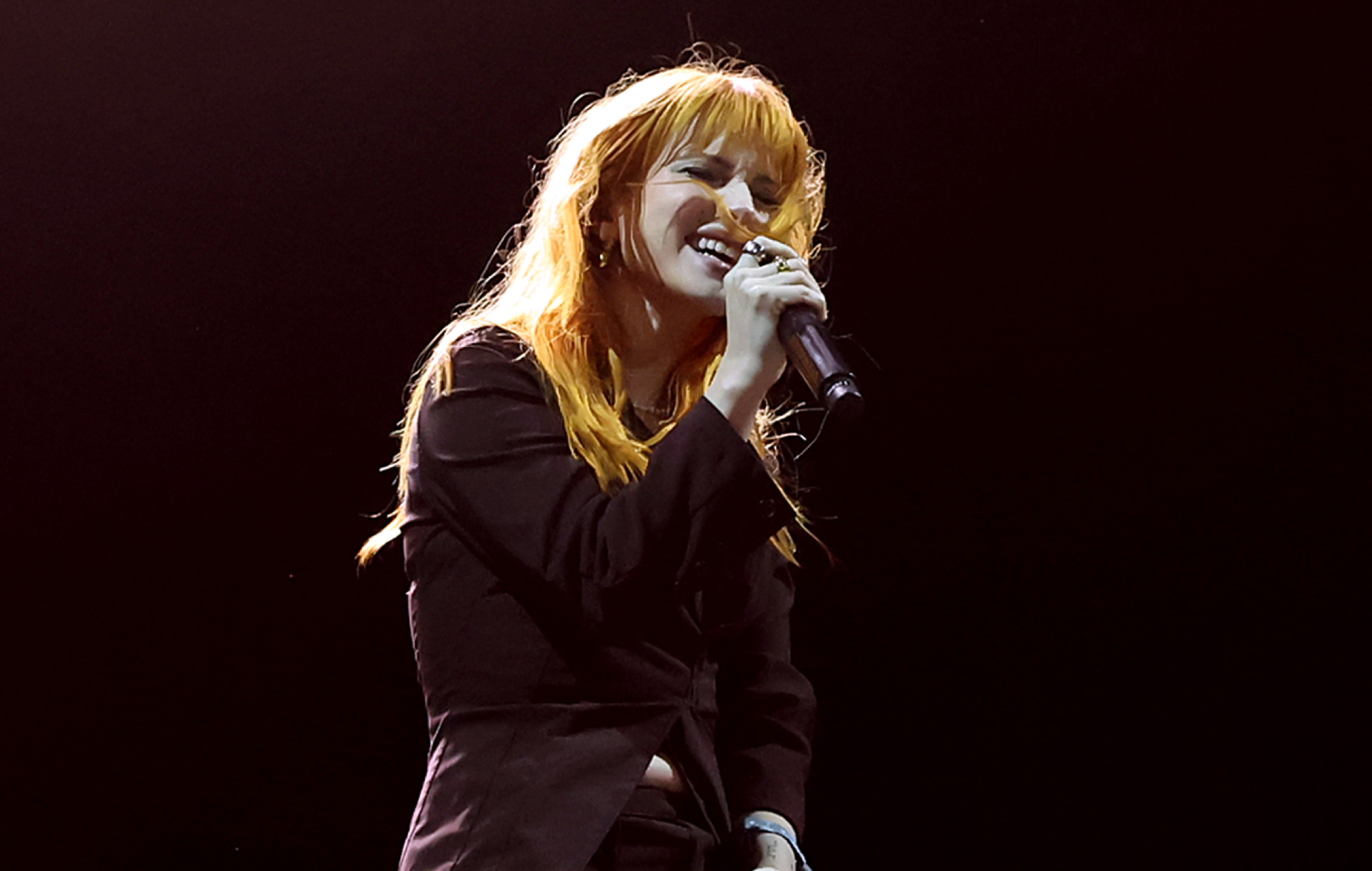 Hayley Williams performing live at Coachella 2022