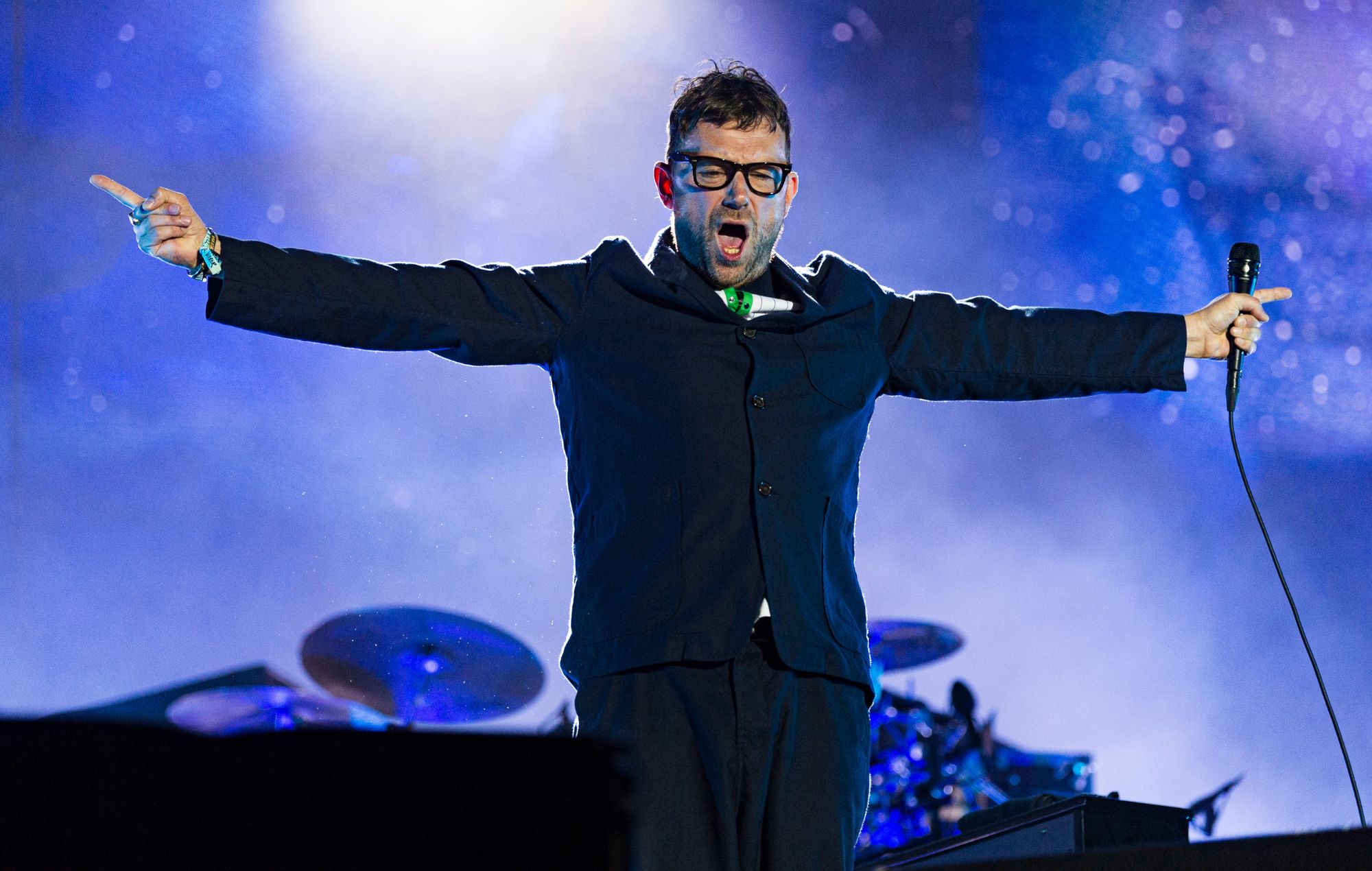 Damon Albarn of Blur performs on stage during day 2 of Primavera Sound Barcelona 2023