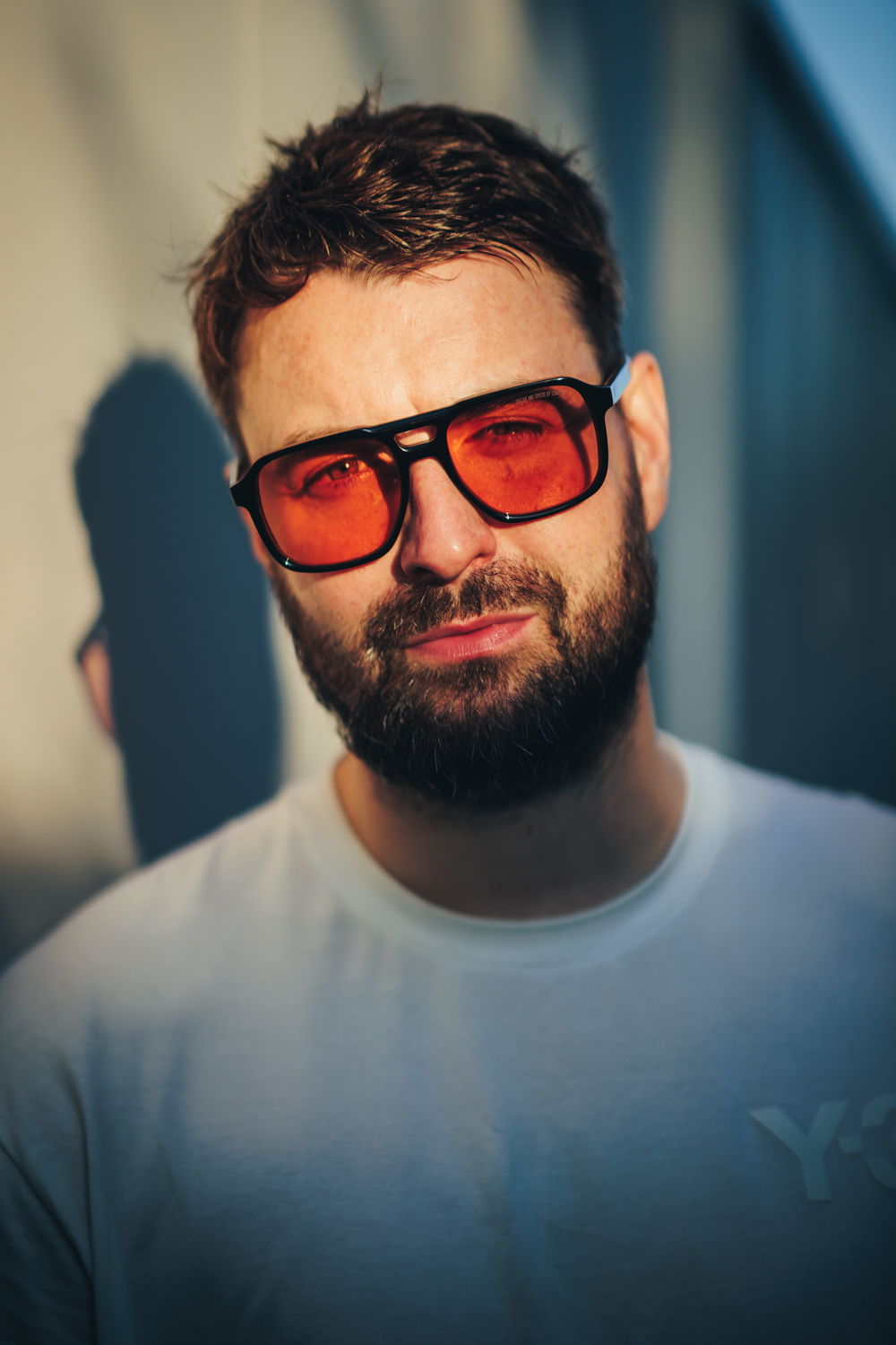 Courteeners' Liam Fray backstage at Glastonbury 2023. Credit: Andy Ford for NME