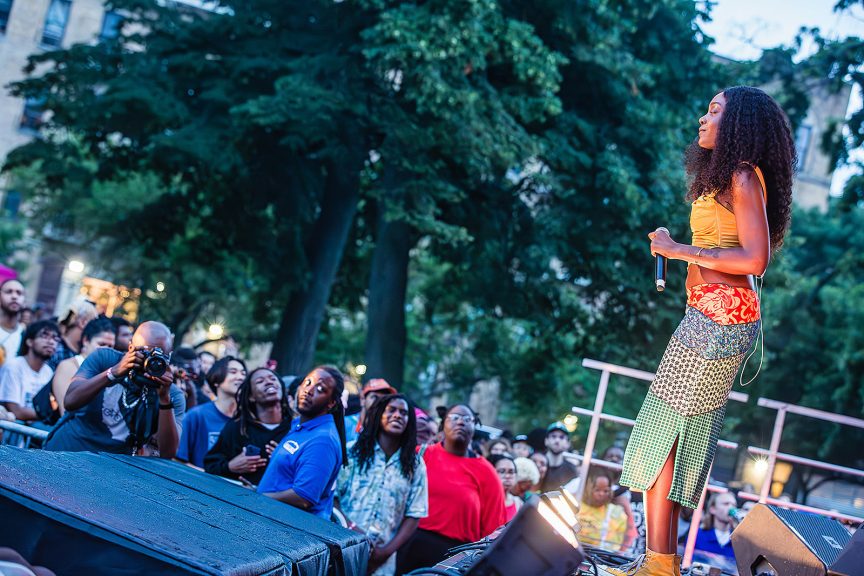 Noname at MIKE's Young World III at Von King Park