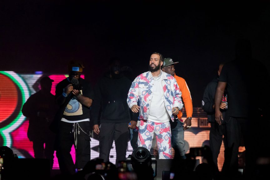 French Montana with Funk Flex at Hip Hop Forever at Madison Square Garden