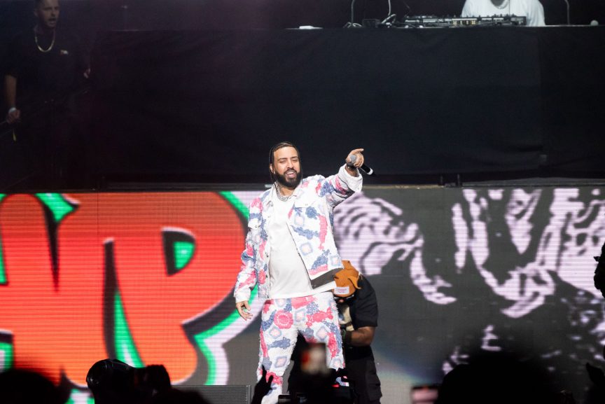 French Montana with Funk Flex at Hip Hop Forever at Madison Square Garden