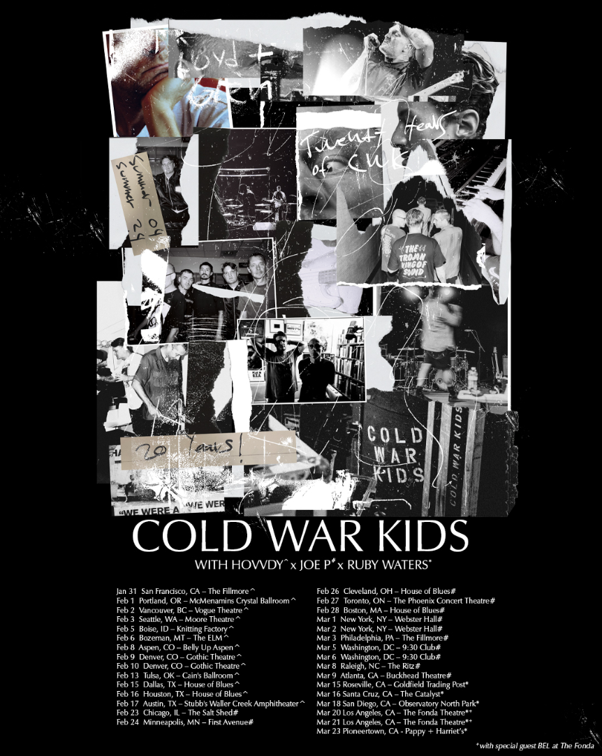cold war kids tour