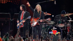 Ron Blair; Tom Petty Tom Petty and the Heartbreakers, including bass player Ron Blair, left, and Tom Petty, center, perform during halftime of the Super Bowl XLII football game between the New England Patriots and New York Giants, in Glendale, ArizSuper Bowl Football, Glendale, USA