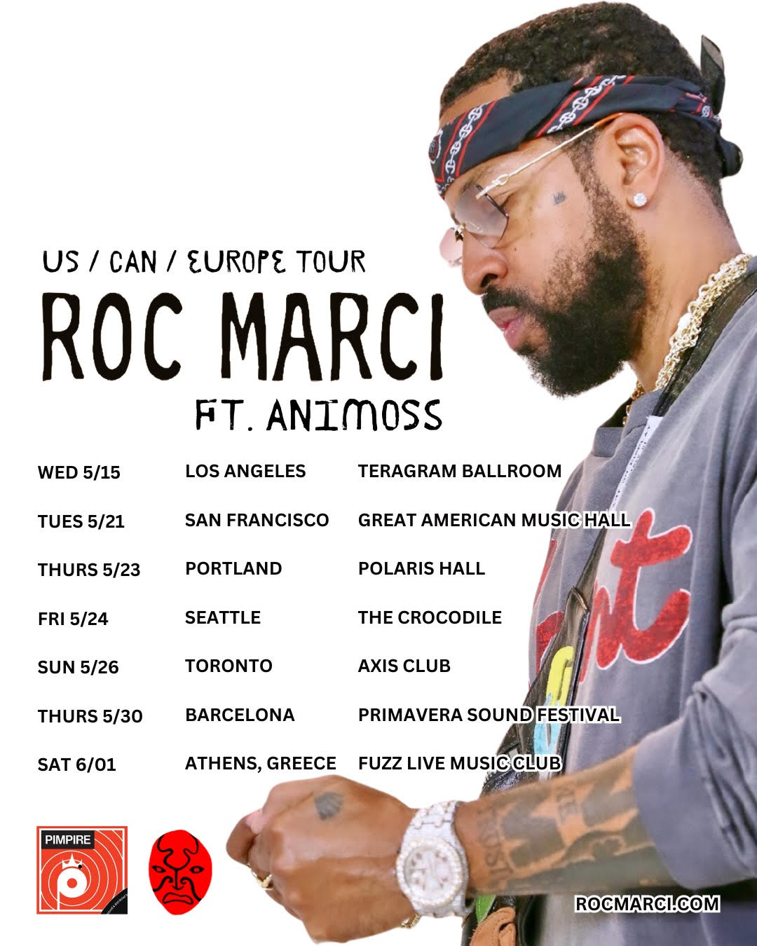 Roc Marciano 2024 Tour