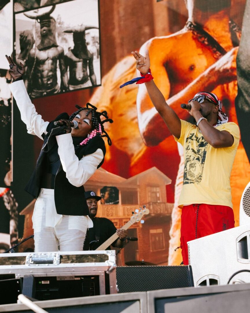 Lauryn Hill and Wyclef Jean at Coachella 2024