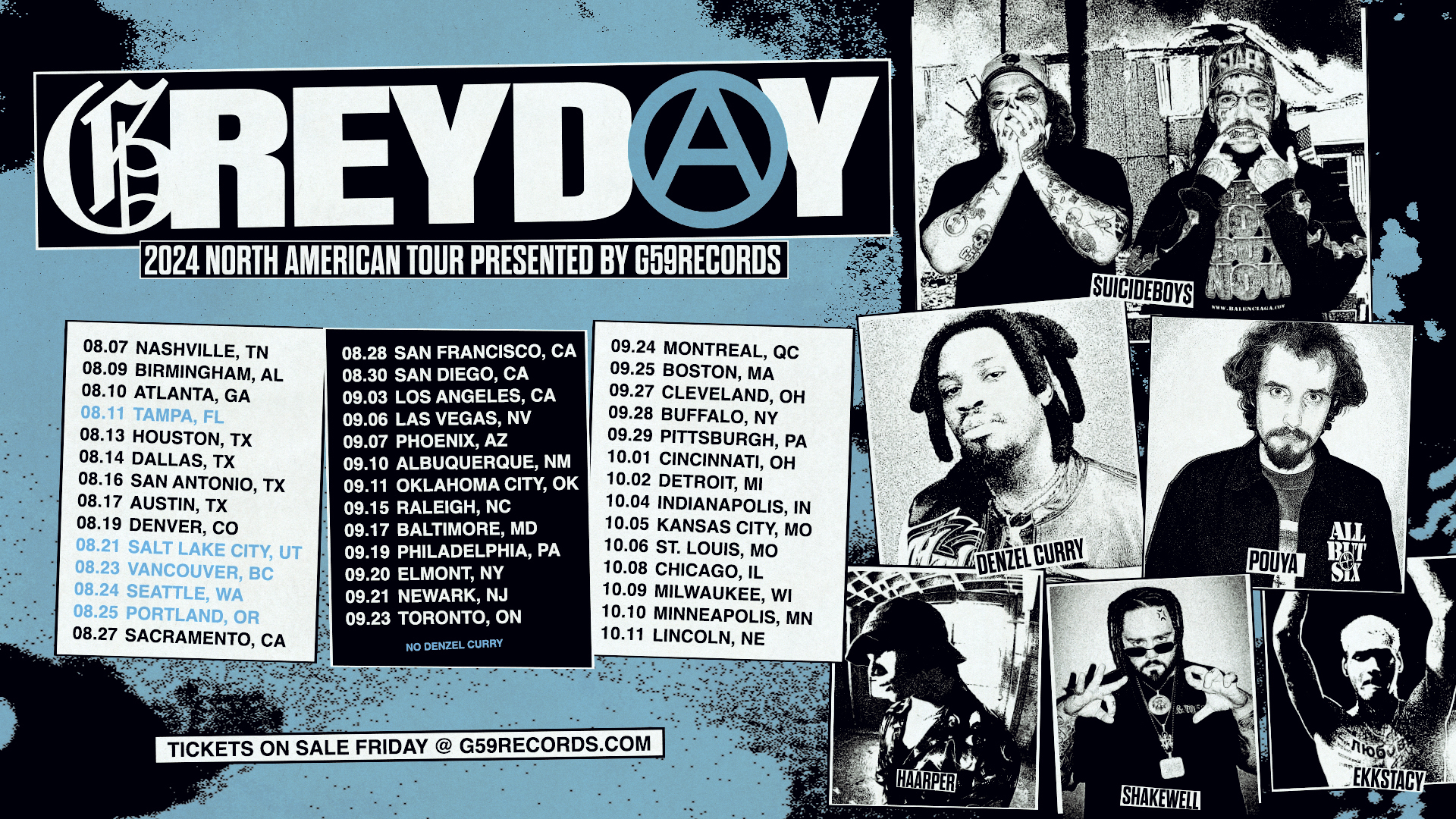 $uicideboy$ 2024 tour