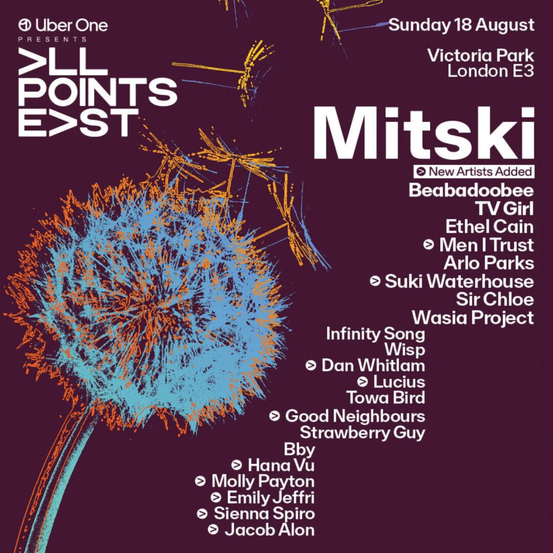 All Points East 2024 Mitski poster. Credit: PRESS