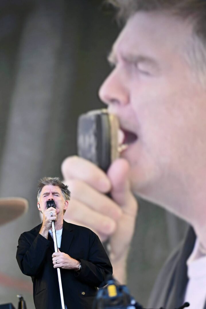 James Murphy of LCD Soundsystem during day three of Glastonbury Festival 2024 (Photo by Joe Maher/Getty Images)