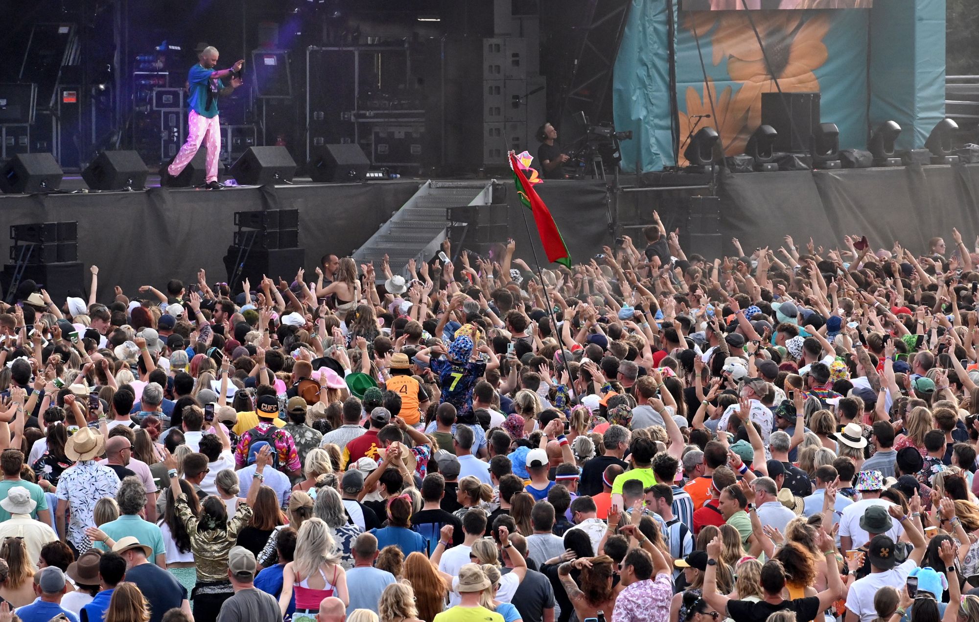 Example performs on stage during day three of Latitude Festival 2022