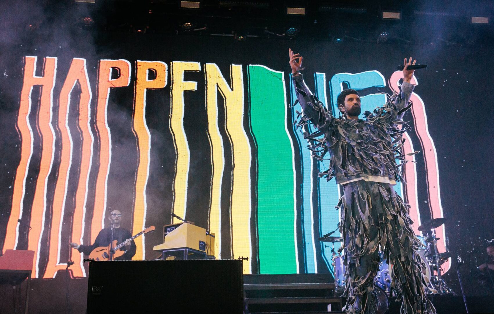 Kasabian live at Glastonbury 2024. Credit: Andy Ford for NME