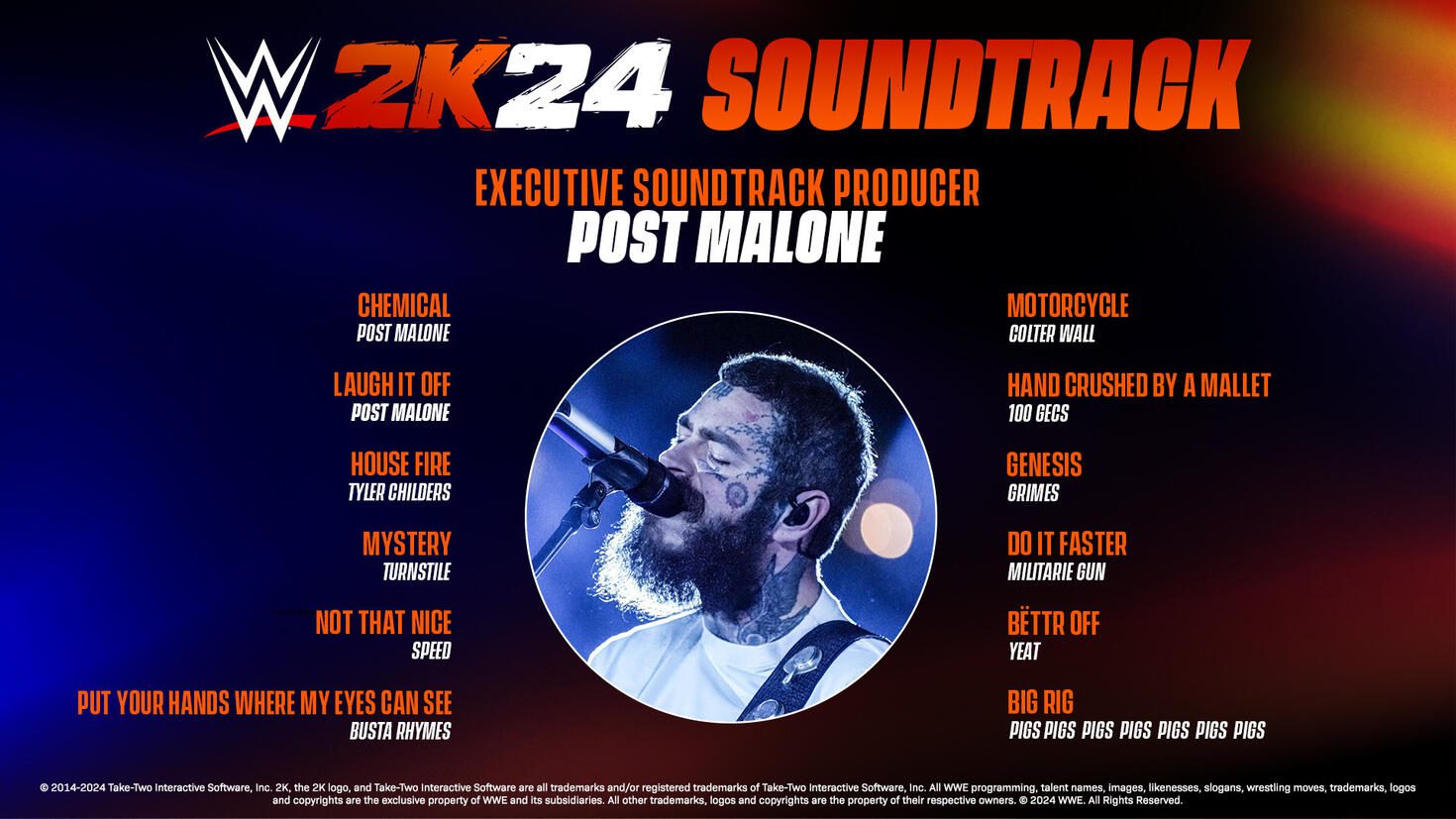 Post Malone WWE soundtrack